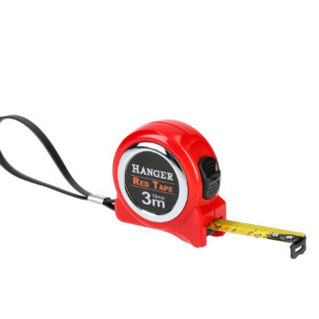 Mètre ruban 3m x 16mm 'Red Tape' HANGER 100021