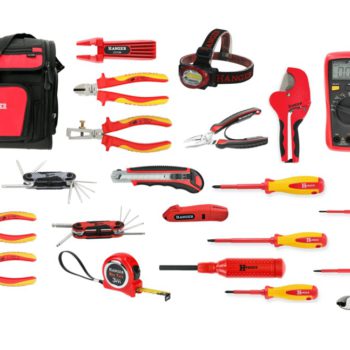 Composition contrôle d'accès sac + 17 outils
