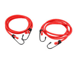 Jeu de 2 sandows crochet métal diamètre 8 mm longueur 1 m HANGER 100305