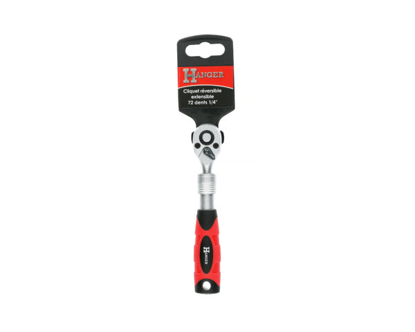 Cliquet réversible extensible 1/4'' 72 dents HANGER 251095 – Image 6
