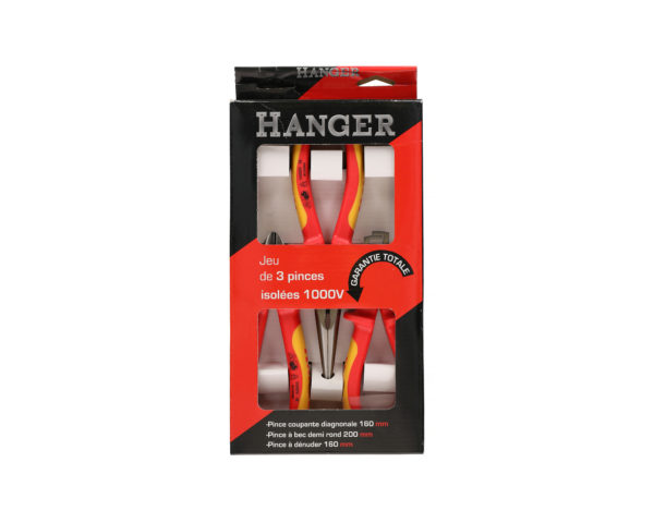 Jeu de 3 pinces isolées 1000 V HANGER 231098 – Image 3