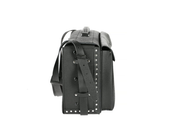 SAC CUIR NOIR PLATEAU P/OUTIL – Image 3