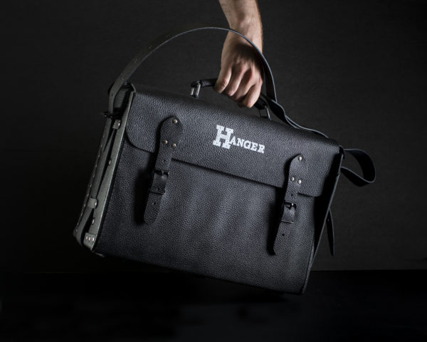 SAC CUIR NOIR PLATEAU P/OUTIL – Image 5