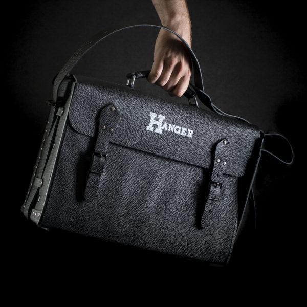 SAC CUIR NOIR PLATEAU P/OUTIL – Image 6