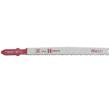 Pack de 5 lames de scie sauteuse TMM75PG pour métal 75 mm HANGER 150207