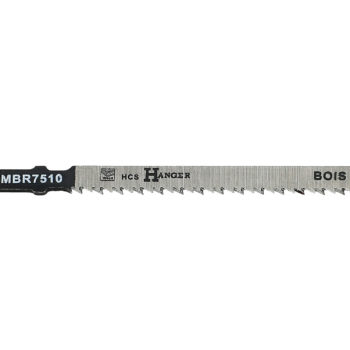 Pack de 5 lames de scie sauteuse TMBR7510 pour bois HANGER 150215