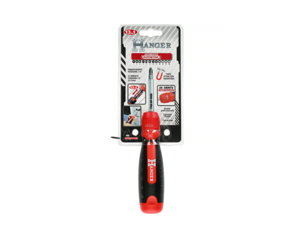 Tournevis porte-embouts Ratcheting MEGAPRO 235 mm HANGER 130005 – Image 3