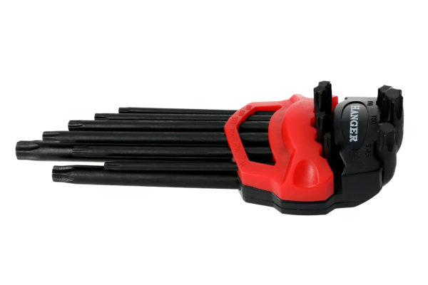 Jeu de 9 clés mâles étoiles noires HANGER 250118 – Image 3