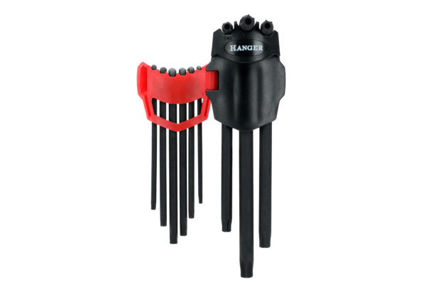 Jeu de 9 clés mâles étoile percée noires HANGER 250117 – Image 2