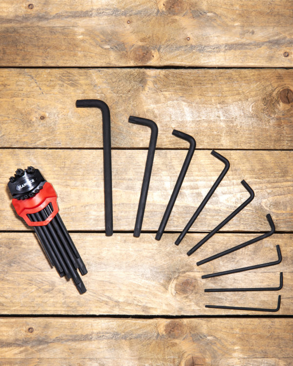 Jeu de 9 clés mâles étoile percée noires HANGER 250117 – Image 10