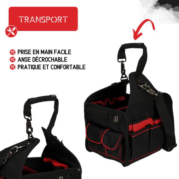 Sacoche à outils de technicien 9 L - HANGER - 510111 – Image 18