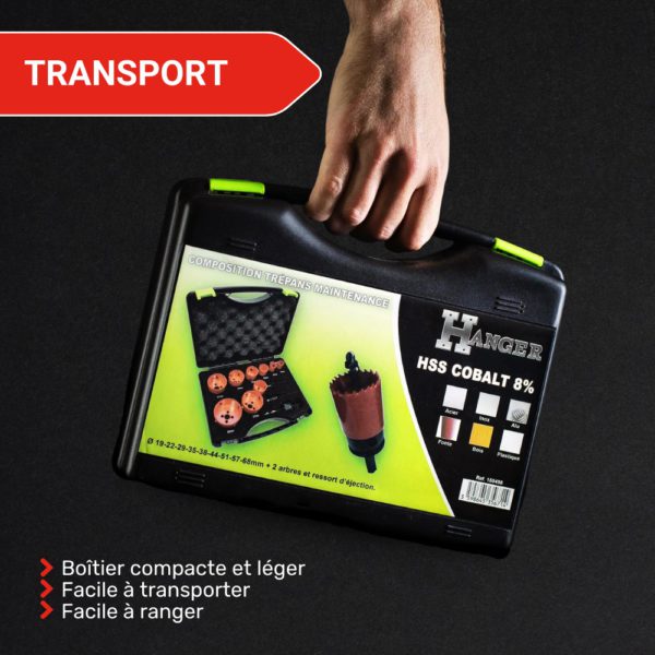 Coffret de 9 trépans pour maintenance HANGER 150498 – Image 12