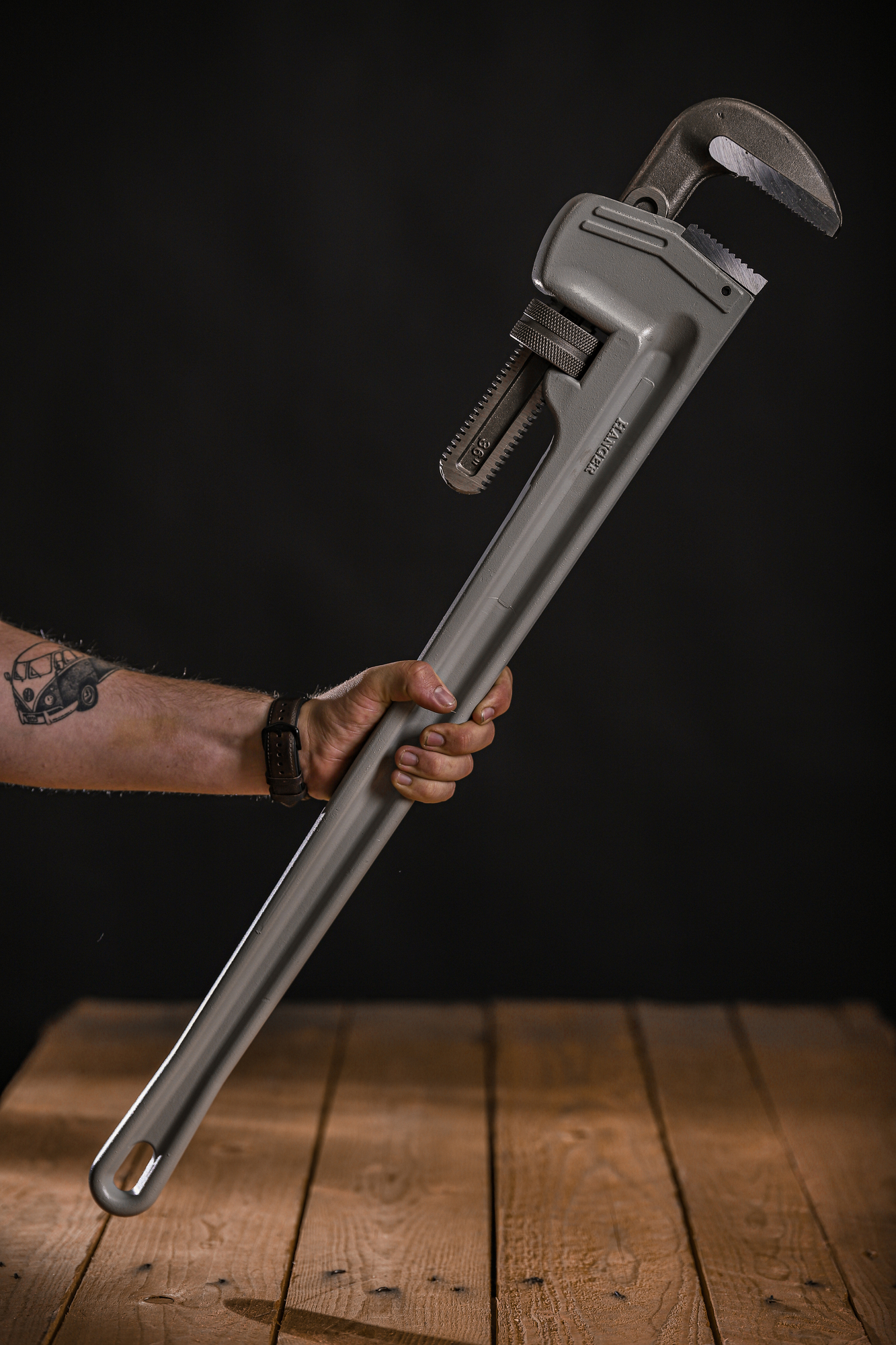 Clé à griffe alu 36'' longueur 900 mm HANGER 121236 – Image 3