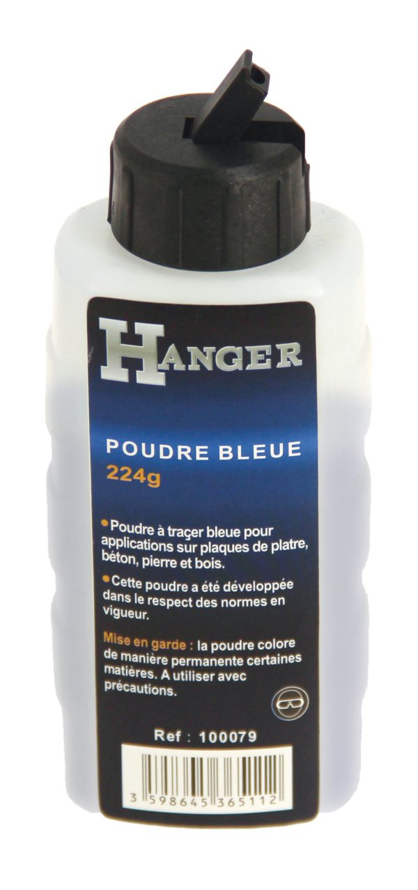 Poudre à tracer bleue 224 g HANGER 100079 – Image 6