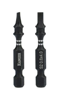 Embouts impact 1/4'' fente 75 x 6,5 mm HANGER 134083