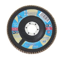 Disque à lamelle plat zirconium 125 mm grain 80 HANGER 150037