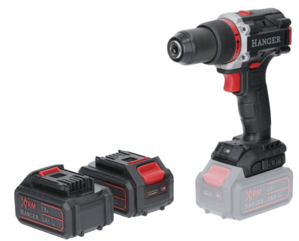 Perceuse-visseuse 18V 2X5Ah 60Nm Coffret