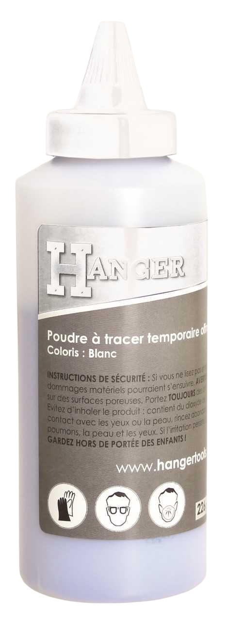 Poudre à tracer blanche 226 g HANGER 100078