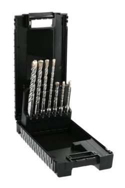 Coffret de 7 forets à béton THOR SDS Plus à 2 taillants HANGER 155700