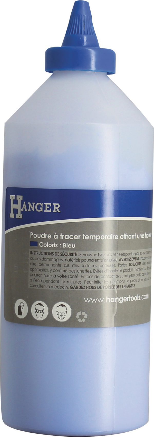 Poudre à tracer bleue 224 g HANGER 100079 – Image 3