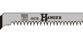 Pack de 5 lames de scie sauteuse TCB5020 pour le bois 50 mm HANGER 150217