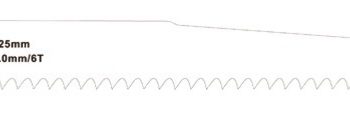 Lames de scie sabre MM22506Bi L 225 mm pour bois et métal HANGER 150309