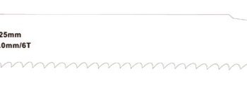 Lames de scie sabre MBM22506Bi L 225 mm pour bois et métal HANGER 150311